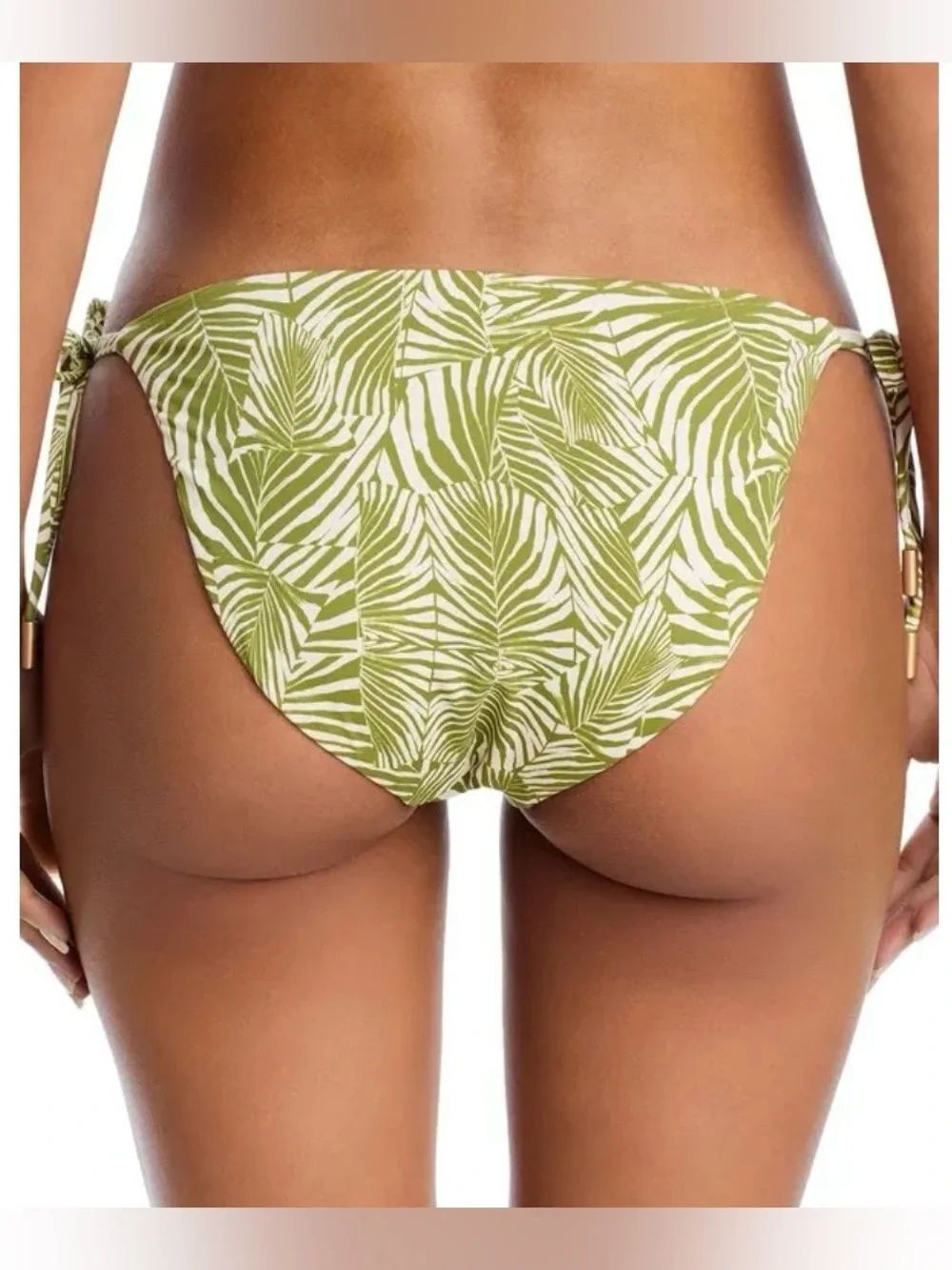 Aqua String Triangle Bikini - Top and Bottom Set - Picture 5 of 8